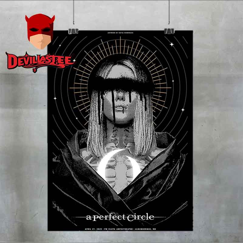 A Perfect Circle Albuquerque NM 2025 PM Isleta Amphitheater On April 27th Home Decor Poster Canvas A Perfect Circle Albuquerque NM 2025 PM Isleta Amphitheater On April 27th Home Decor Poster Canvas