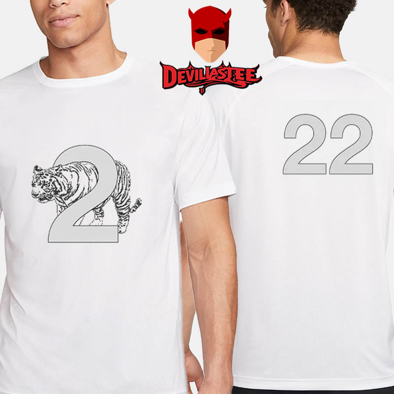 2hollis 222 Pixel Tiger Two Sided T-Shirt 2hollis 222 Pixel Tiger Two Sided T-Shirt