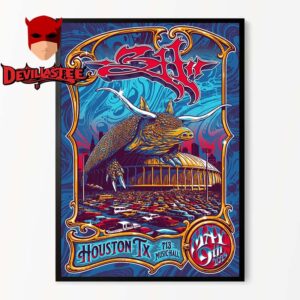 311 Houston Texas 2025 713 Music Hall On May 9th Home Decor Poster Canvas