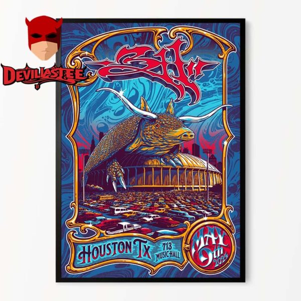 311 Houston Texas 2025 713 Music Hall On May 9th Home Decor Poster Canvas