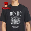 ACDC Detroit 2025 Ford Field Michigan Motor City On April 30th PWR UP Tour North America Unisex T-Shirt