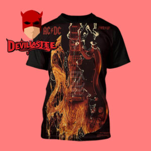 ACDC Pittsburgh 2025 Acrisure Stadium On May 8th PWR UP Tour All Over Print T-Shirt