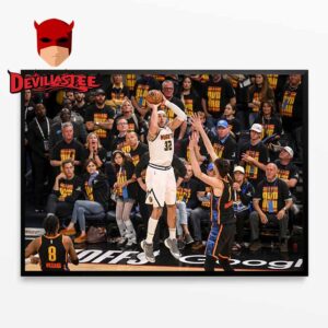 Aaron Gordon Denver Nuggets 3 Pointer Win Game 1 Defeat Oklahoma City Thunder NBA Playoff Home Decor Poster Canvas