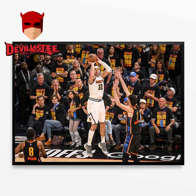 Aaron Gordon Denver Nuggets 3 Pointer Win Game 1 Defeat Oklahoma City Thunder NBA Playoff Home Decor Poster Canvas Aaron Gordon Denver Nuggets 3 Pointer Win Game 1 Defeat Oklahoma City Thunder NBA Playoff Home Decor Poster Canvas