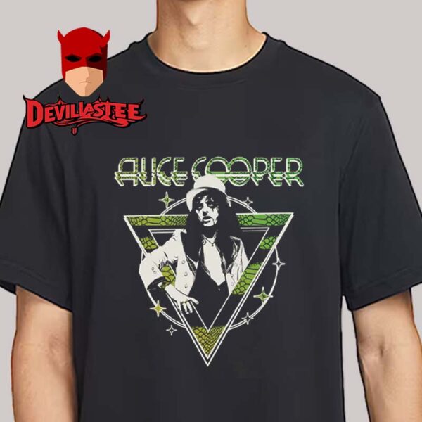 Alice Cooper Welcome To My Nightmare 50th Anniversary Top Hat Unisex T-Shirt