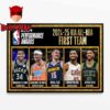 All NBA First Team 2025 Season Performance Awards Home Decor Poster Canvas