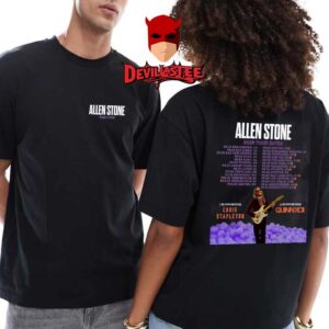 Allen Stone 2025 Tour Dates Two Sided T-Shirt