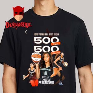 Angel Reese 500 Career Points Fastest Player In WNBA History To Reach Unisex T-Shirt