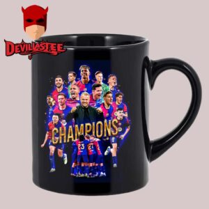 Barcelona Campeons La Liga Champions 2025 28th Title Ceramic Mug Cup
