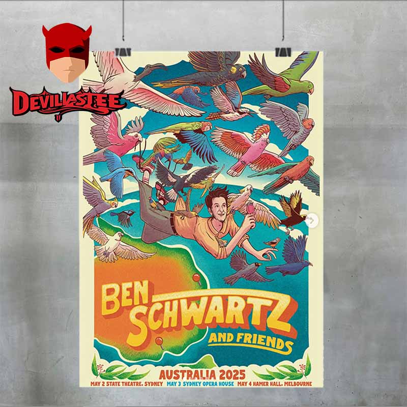 Ben Schwartz Sydney Opera House Australia 2025 Home Decor Poster Canvas Ben Schwartz Sydney Opera House Australia 2025 Home Decor Poster Canvas
