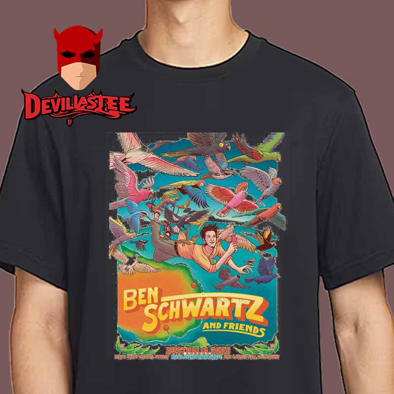 Ben Schwartz Sydney Opera House Australia 2025 Unisex T-Shirt Ben Schwartz Sydney Opera House Australia 2025 Unisex T-Shirt