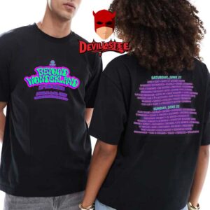Beyond Wonderland The Gorge Amphitheater On June 21 22 Linep Two Sided T-Shirt