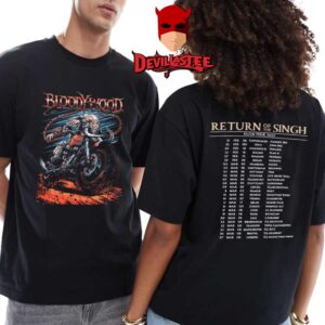 Bloodywood EU UK Tour 2025 Return Of The Singh Tour Dates Two Sided T-Shirt