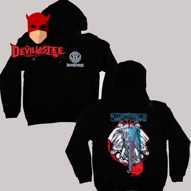 Bloodywood EU UK Tour 2025 Warpaint Zip Hoodie Bloodywood EU UK Tour 2025 Warpaint Zip Hoodie