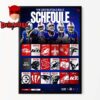 Buffalo Bills NFL 2025 Schedule Home Decor Poster Canvas