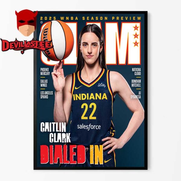 Caitlin Clark On Cover Of Slam Magazine 256 Issue 2025 Home Decor Poster Canvas
