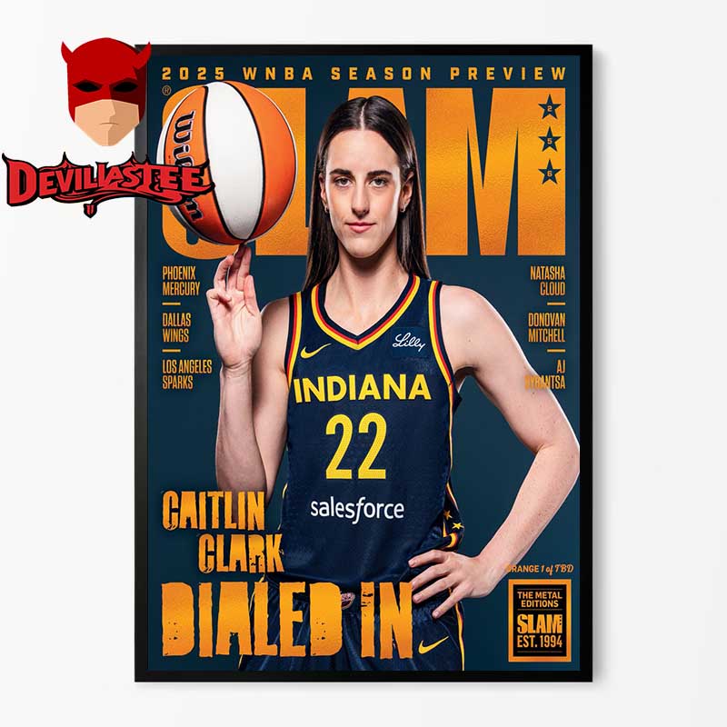 Caitlin Clark On Cover Of Slam Magazine 256 Issue 2025 Orange Metal Home Decor Poster Canvas Caitlin Clark On Cover Of Slam Magazine 256 Issue 2025 Orange Metal Home Decor Poster Canvas
