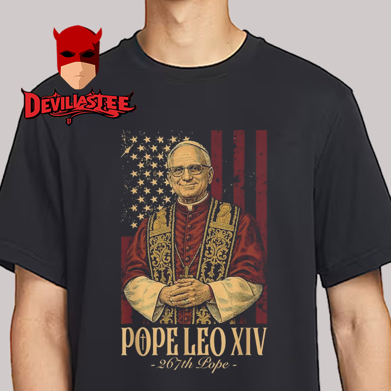Cardinal Robert Prevost Pope Leo XIV 267th Unisex T-Shirt Cardinal Robert Prevost Pope Leo XIV 267th Unisex T-Shirt