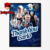 Carlo Ancelotti Leaves Real Madrid Thank You For Everthing Home Decor Poster Canvas