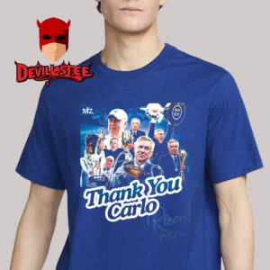 Carlo Ancelotti Leaves Real Madrid Thank You Carlo For Memories Unisex T-Shirt