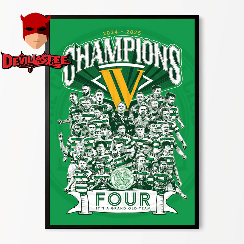 Celtic Football Club 2025 Scottish Cup Champions Home Decor Poster Canvas Celtic Football Club 2025 Scottish Cup Champions Home Decor Poster Canvas