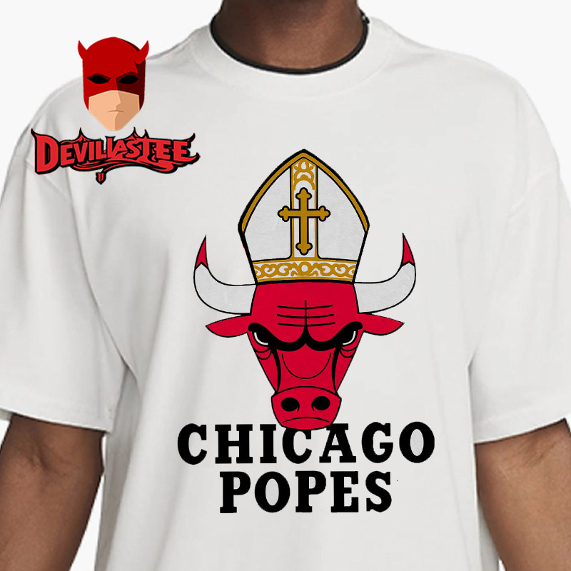 Chicago Bulls Pope Leo XIV Logo Unisex T Shirt Chicago Bulls Pope Leo XIV Logo Unisex T Shirt