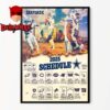 Cleveland Browns NFL 2025 Schedule Home Decor Poster Canvas