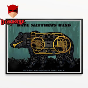Dave Matthews Band Bethel NY 2025 Bethel Wood Center On May 24th Home Decor Poster Canvas