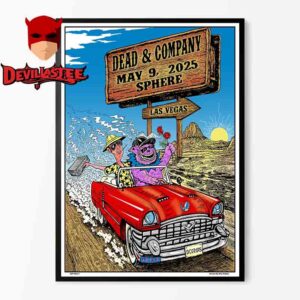 Dead & Company Sphere Las Vegas 2025 On May 9th Home Decor Poster Canvas
