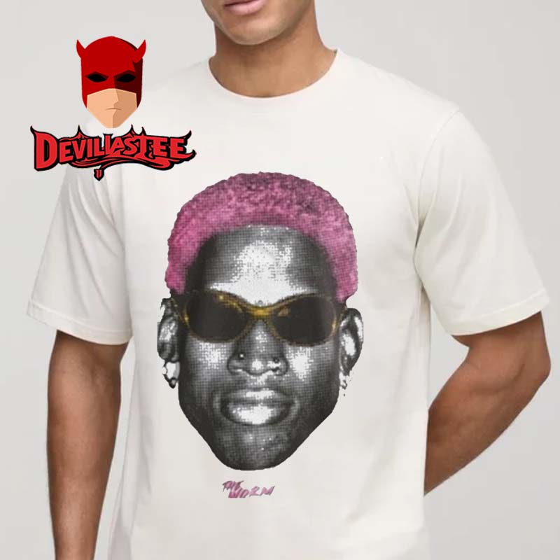 Dennis Rodman The Worm Face Unisex T-Shirt Hoodie Sweater Crewneck Dennis Rodman The Worm Face Unisex T-Shirt Hoodie Sweater Crewneck