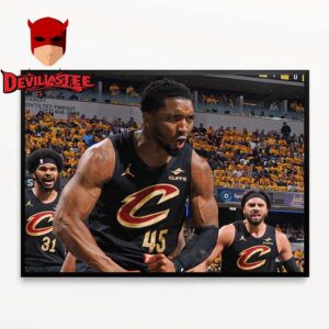 Donovan Mitchell 43 Point Cleveland Cavaliers Vs Indiana Pacers Win Game 3 NBA Playoffs 2025 Home Decor Poster Canvas