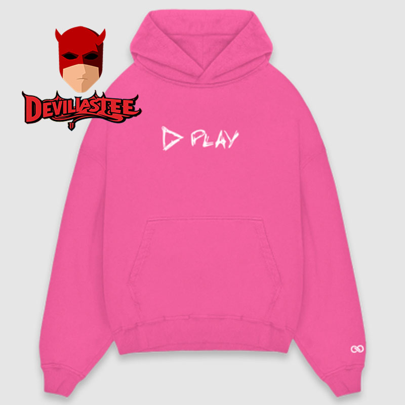 Ed Sheeran Play Album Cover Pink All Over Print Hoodie Ed Sheeran Play Album Cover Pink All Over Print Hoodie