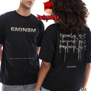 Eminem Marshall Mathers LP 25th Anniversary MMLP25 Remember Me Two Sided T-Shirt