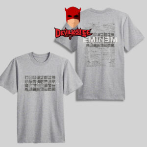Eminem Marshall Mathers LP 25th Anniversary MMLP25 Scribble Two Sided T-Shirt