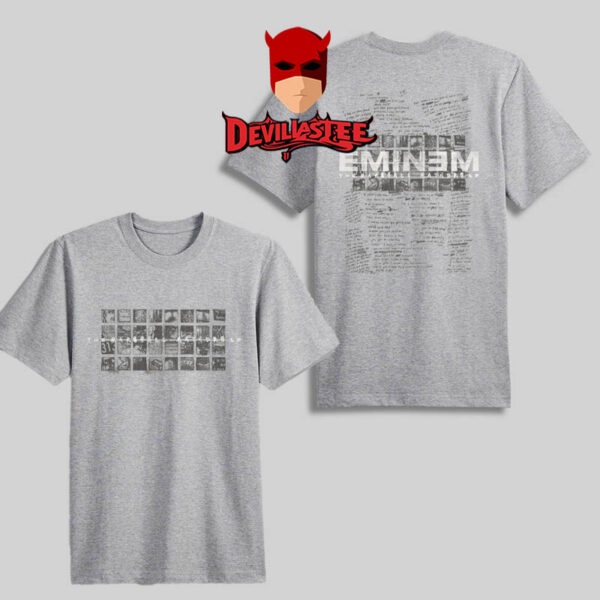 Eminem Marshall Mathers LP 25th Anniversary MMLP25 Scribble Two Sided T-Shirt