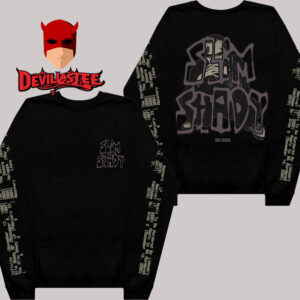 Eminem Slim Shady Graffiti All Over Print Crewneck Long Sleeve