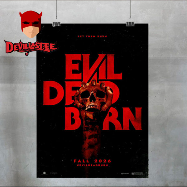 Evil Dead Burn 2026 Let Them Burn Release July 24th Home Decor Poster Canvas