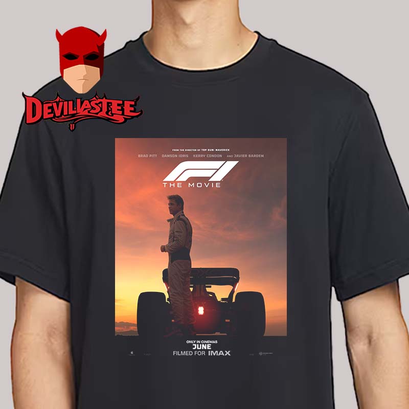 F1 The Movie 2025 Film Release In Cinemas June Unisex T-Shirt F1 The Movie 2025 Film Release In Cinemas June Unisex T-Shirt