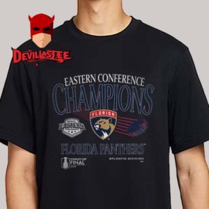 Florida Panthers 2025 Eastern Conference Champions Old School Unisex T-Shirt
