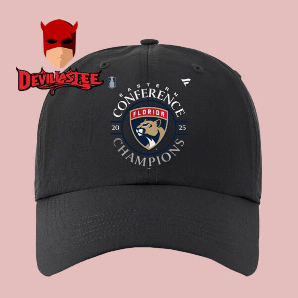 Florida Panthers 2025 Eastern Conference Champions Stanley Cup Final Classic Hat Cap Snapback