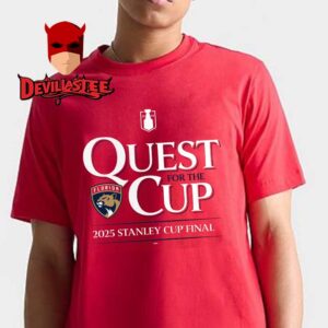 Florida Panthers 2025 Stanley Cup Final Quest For The Cup Unisex T-Shirt Hoodie Sweater