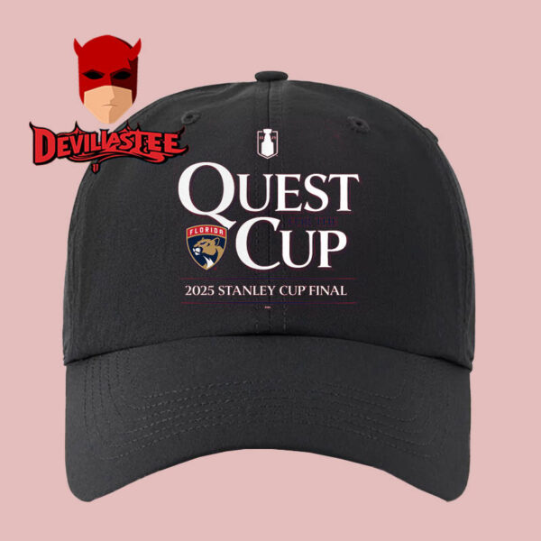 Florida Panthers 2025 Stanley Cup Final Quest for the Cup Classic Hat Cap Snapback