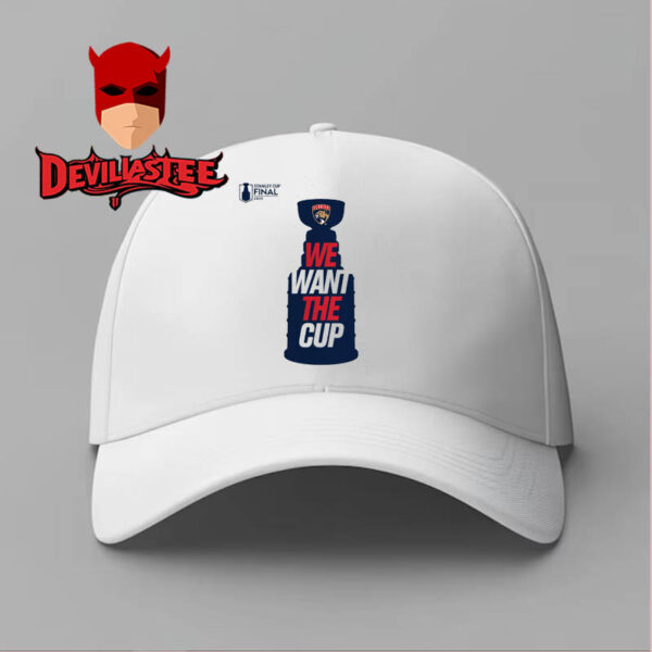 Florida Panthers 2025 Stanley Cup Final We Want the Cup Classic Hat Cap Snapback