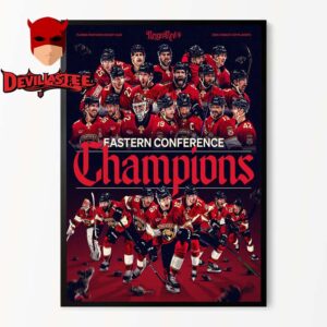 Florida Panthers Eastern Conference Champions 2025 Stanley Cup Final Home Decor Poster Canvas