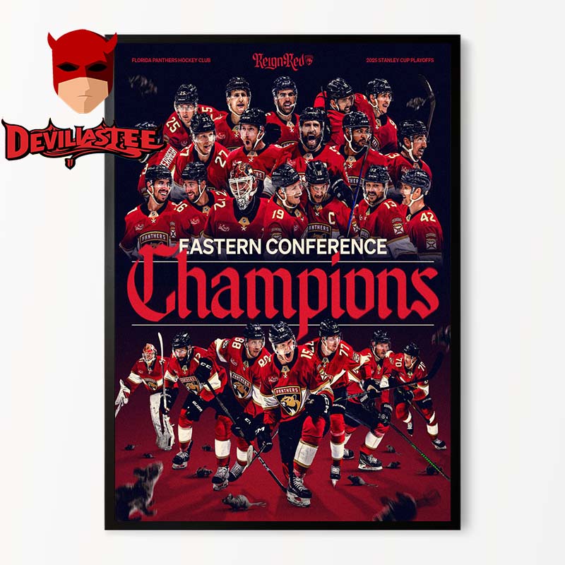 Florida Panthers Eastern Conference Champions 2025 Stanley Cup Final Home Decor Poster Canvas Florida Panthers Eastern Conference Champions 2025 Stanley Cup Final Home Decor Poster Canvas