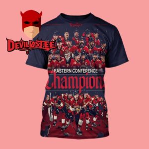 Florida Panthers Eastern Conference Champions 2025 To Stanley Cup Final All Over Print T-Shirt