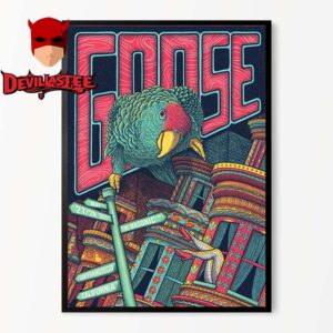 Goose The Band San Francisco The Masonic 2025 On May 27th 28th Black Version Home Decor Poster Canvas