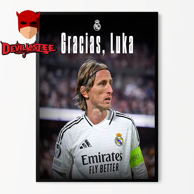Gracias Luka Modric Announces Leaving Real Madrid Home Decor Poster Canvas Gracias Luka Modric Announces Leaving Real Madrid Home Decor Poster Canvas