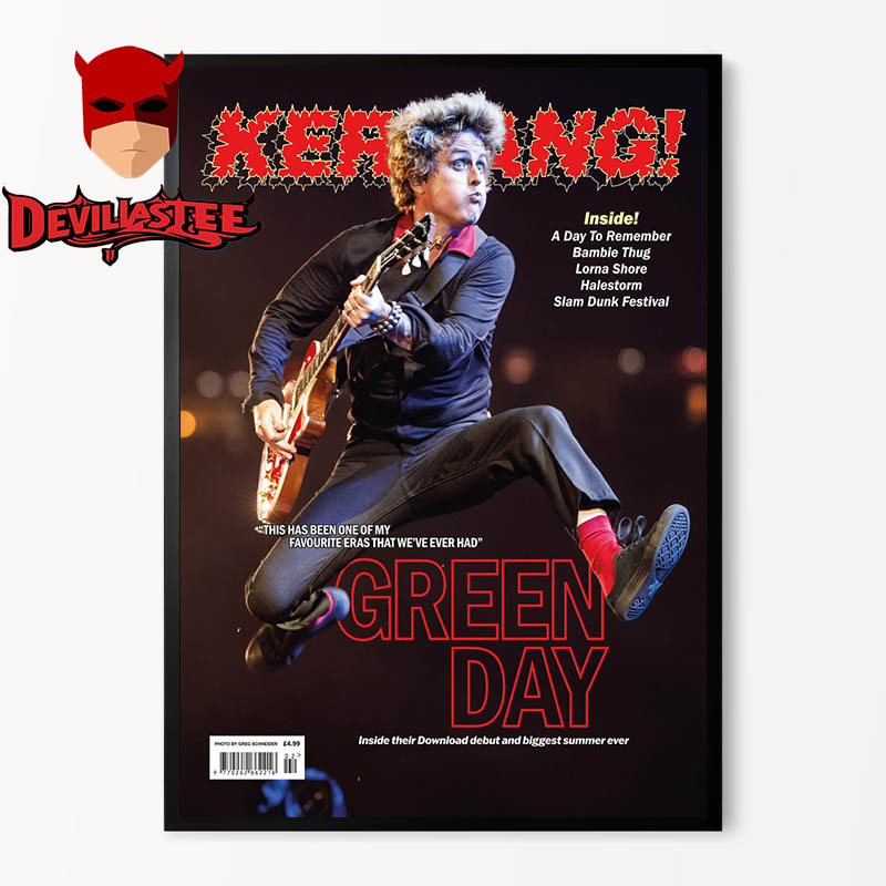 Green Day On The Cover Of The New Kerrang 2025 Home Decor Poster Canvas Green Day On The Cover Of The New Kerrang 2025 Home Decor Poster Canvas