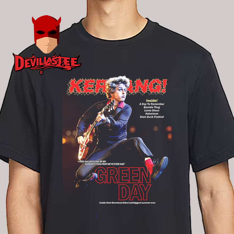 Green Day On The Cover Of The New Kerrang 2025 Unisex T-Shirt Hoodie Sweater Green Day On The Cover Of The New Kerrang 2025 Unisex T-Shirt Hoodie Sweater